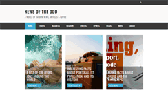 Desktop Screenshot of newsoftheodd.com